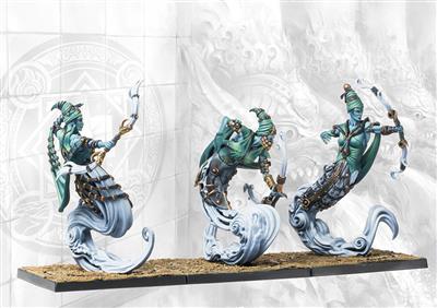 Conquest - Sorcerer Kings: Windborn Djinn (med Bågar) Para Bellum Games