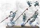 Conquest - Sorcerer Kings: Steelheart Djinn (med Polearms) Para Bellum Games