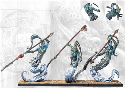 Conquest - Sorcerer Kings: Steelheart Djinn (med Polearms) Para Bellum Games