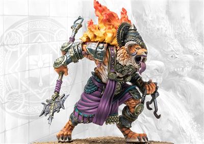 Conquest - Sorcerer Kings: Rakshasa Ravanar (med Hindu Gaffel) Para Bellum Games