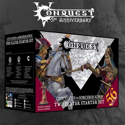 Conquest - Två Spelare Startset - Sorcerer Kings vs City States Para Bellum Games