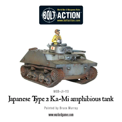 Bolt Action - Japansk Typ 2 Ka-Mi Amphibiskt Tank Warlord Games