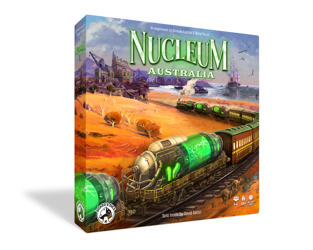 Nucleum: Australia Expansion - EN Board&Dice
