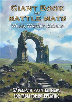 The Giant Book of Battle Mats: Wilds, Wrecks & Ruins - EN Loke BattleMats