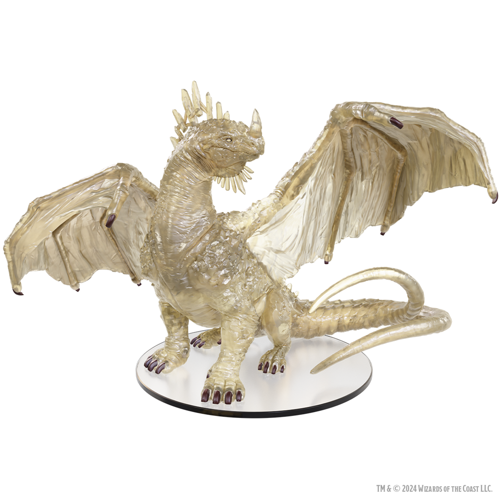 D&D Icons of the Realms: Adult Crystal Dragon Miniature WizKids/NECA