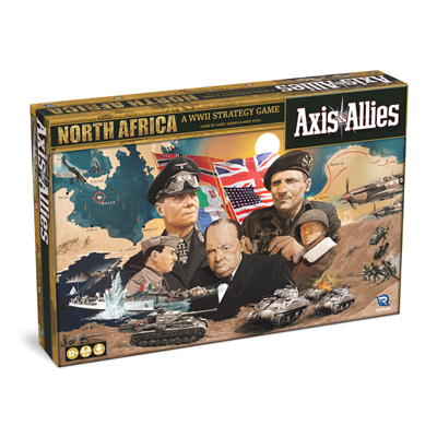 Axis & Allies: Nordafrika - Strategiskt brädspel med över 250 plastminiatyrer och historiska kampanjer
