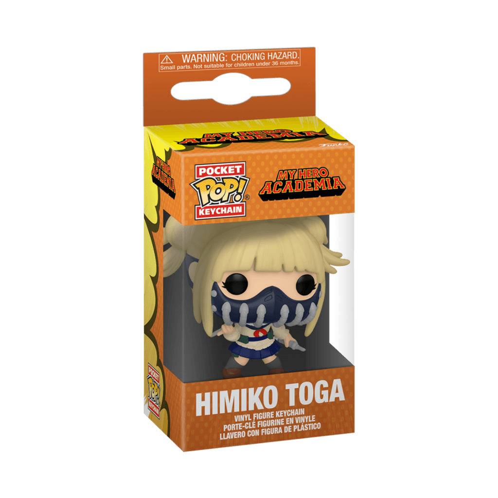 Funko POP Nyckelring: My Hero Academia - Toga med Ansiktsmask Funko