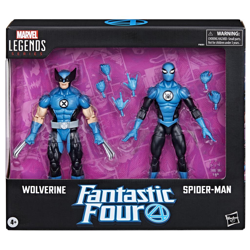Marvel Legends Series Wolverine och Spider-Man 2-pack Hasbro