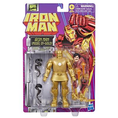 Marvel Legends Series Iron Man - Modell 01 (Guld) Hasbro