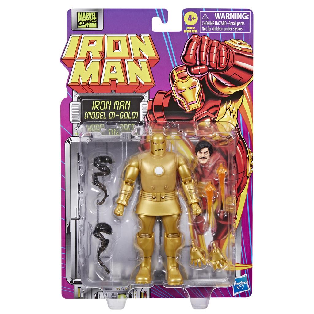 Marvel Legends Series Iron Man - Modell 01 (Guld) Hasbro