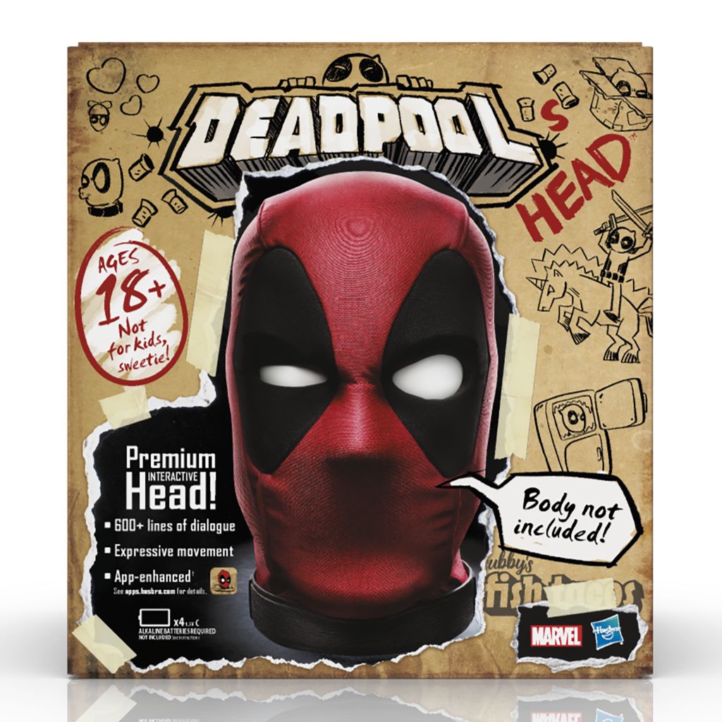 Marvel Legends Deadpool's Head - Interaktiv Elektronisk Pratande Hasbro