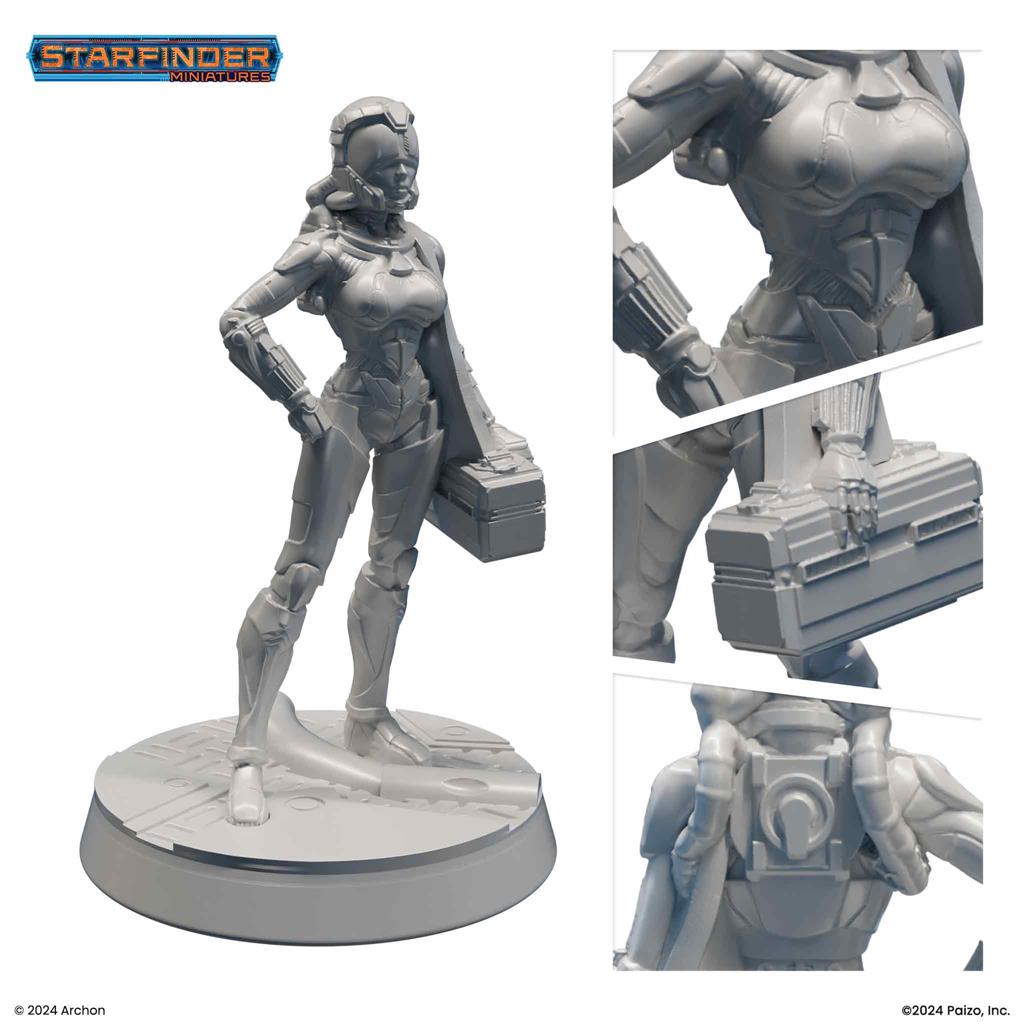 Starfinder Miniatures: Human Ace Pilot - EN Archon Studio