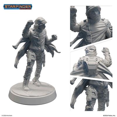 Starfinder Miniatures: Human Thief Archon Studio