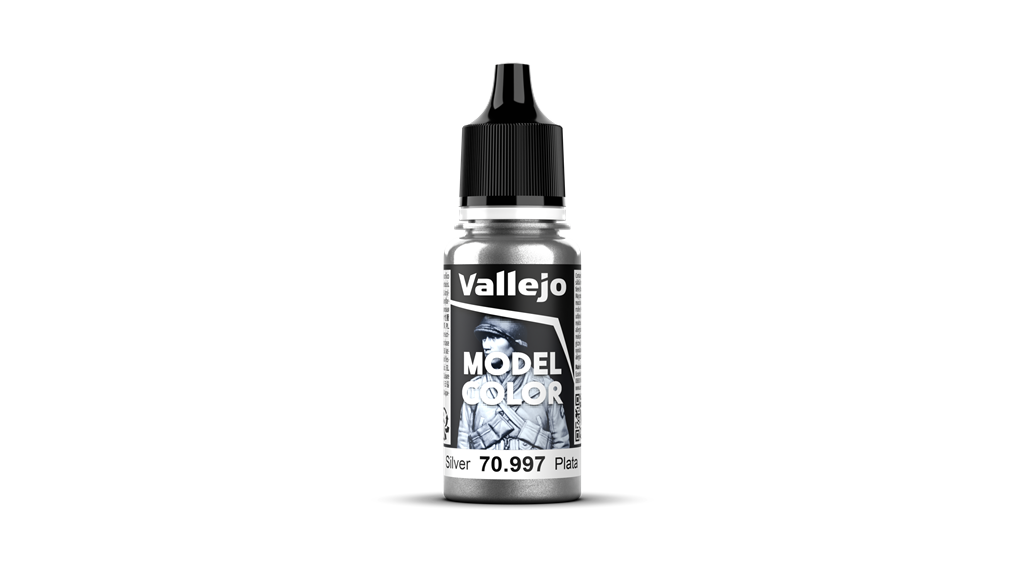 Vallejo Model Color Metallic 195 Silver 18 ml Vallejo