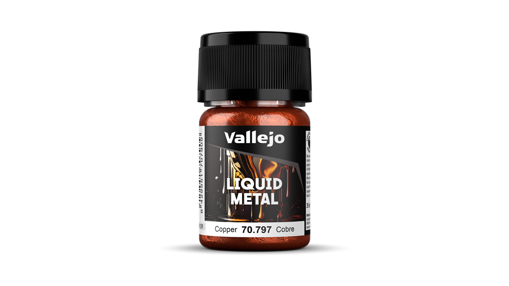 Vallejo Liquid Gold - Alkoholbaserade metallfärger - Koppar 35 ml Vallejo