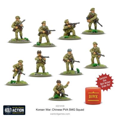 Bolt Action - Koreakriget: Kinesiska PVA SMG-skvadroner - EN Warlord Games