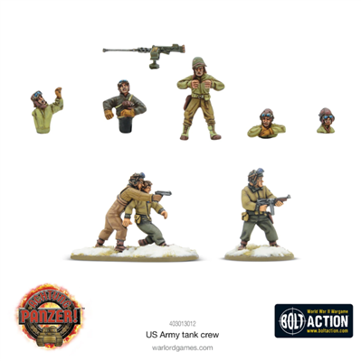 Achtung Panzer! US Army Tank Crew - Figurset Warlord Games