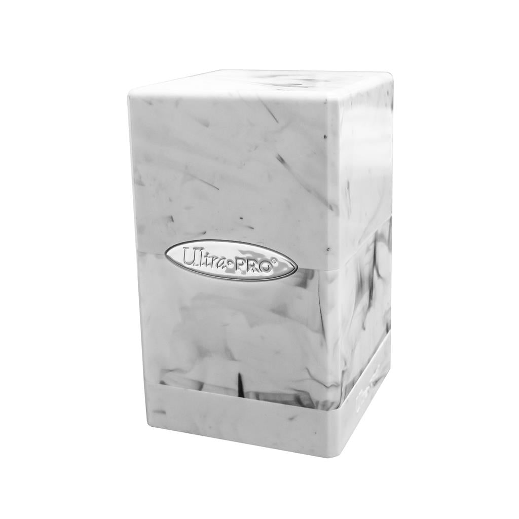 UP - Marble Satin Tower: Vit / Svart Ultra Pro