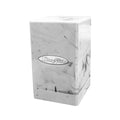 UP - Marble Satin Tower: Vit / Svart Ultra Pro