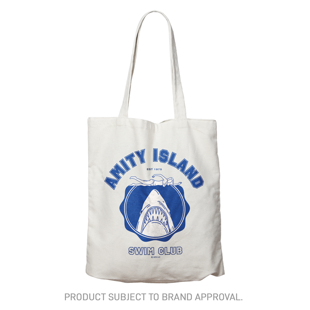 Jaws Amity Island Tygkasse Fanattik