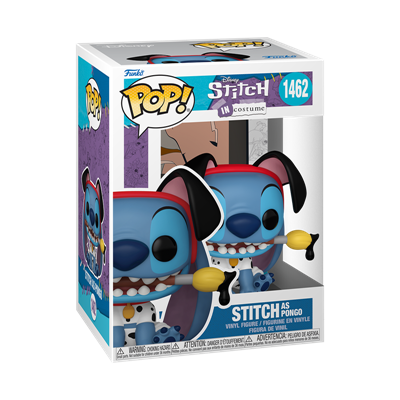 Funko POP Disney: Stitch i Pongo Kostym från 101 Dalmatians Funko