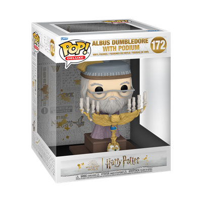 Funko POP Deluxe: HP POA - Dumbledore med Podium Funko