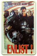 Fallout - Metal Sign "Enlist!" DPI Merchandising