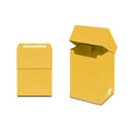 UP - Deck Box Solid - Yellow Ultra Pro
