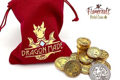 Flamecraft: Metallmynt (Serie 2) Lucky Duck Games