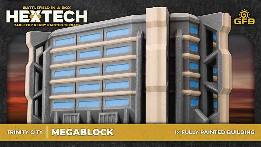 HexTech - Battlefield in a Box Terrain: Trinity City - Megablock (x1) Gale Force Nine