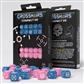 Crosshairs Compact D6: Blue & Pink Dice Set Q-Workshop