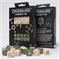 Crosshairs Compact D6: Beige & Olive - Set of 20 Dice Q-Workshop