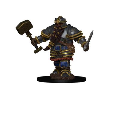 D&D Icons of the Realms Premium Figurer: Dvärg Manlig Krigare WizKids/NECA