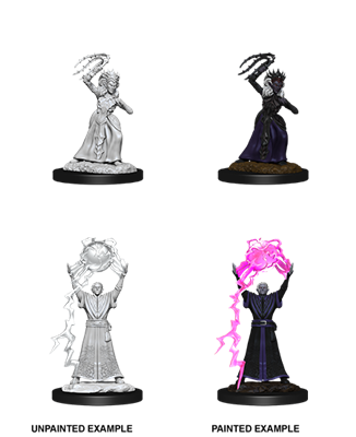 D&D Nolzur's Marvelous Miniatures: Drow Mage & Drow Priestess