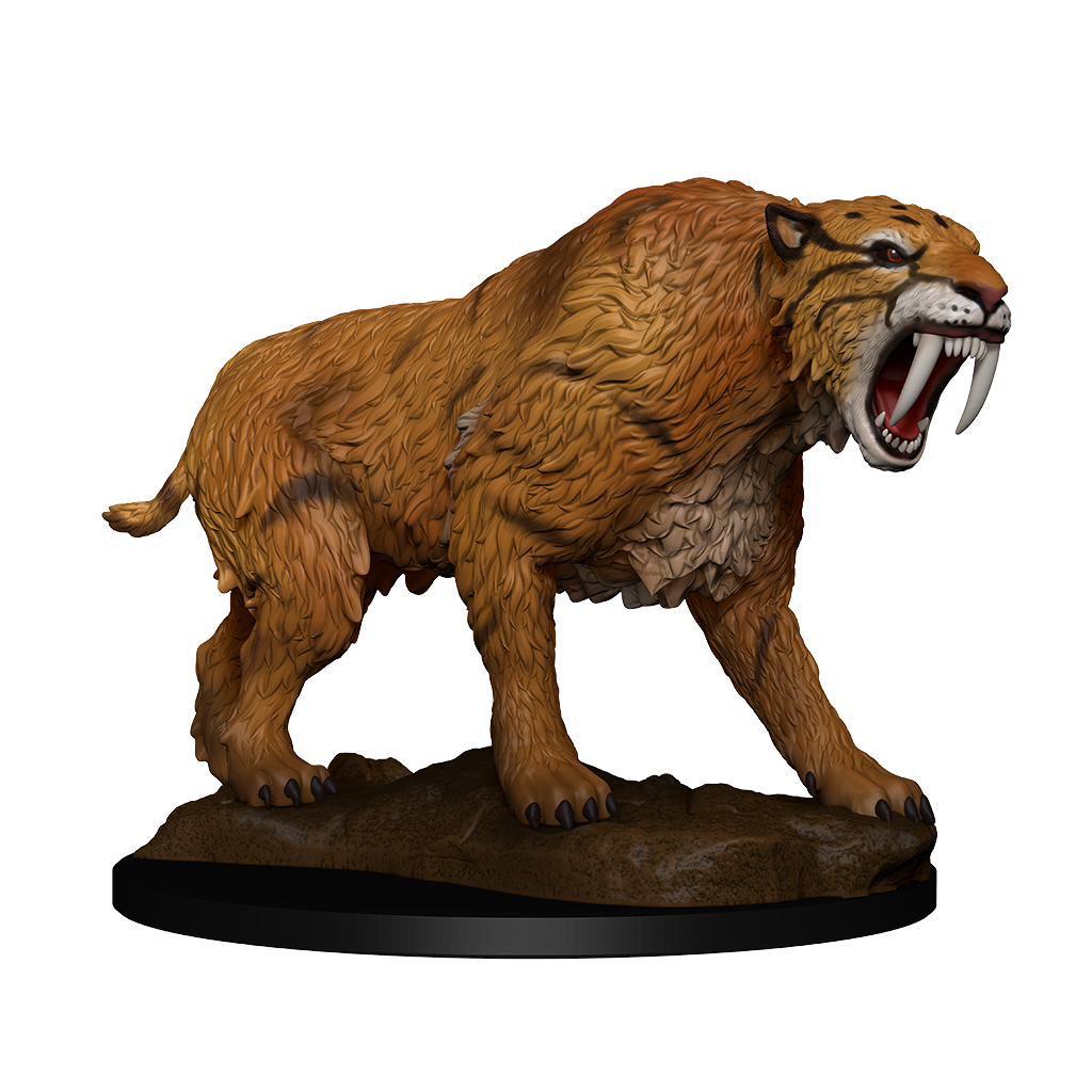Wizkids Deep Cuts Omålade Miniatyrer: Sabeltandad Tiger