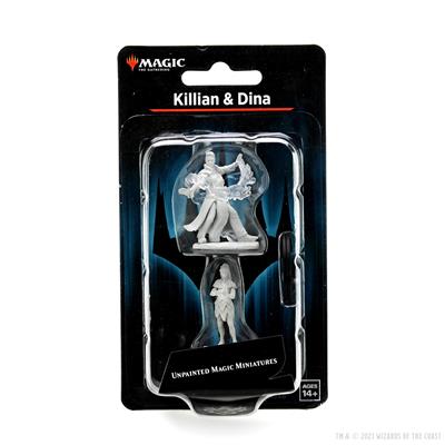 Magic: The Gathering Omålade Miniatyrer: Killian & Dina WizKids/NECA