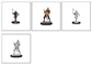 Critical Role Unpainted Miniatures: Pallid Elf Rogue and Bard Male