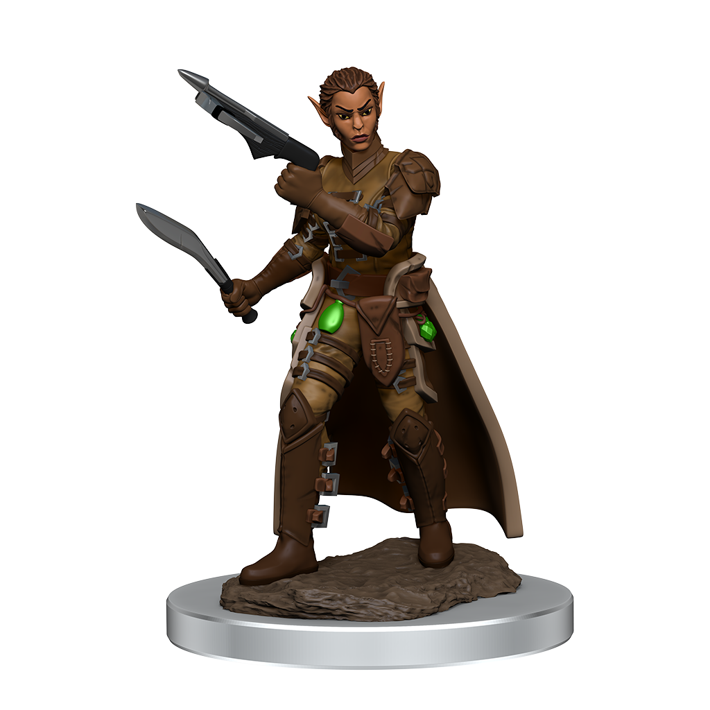 D&D Icons of the Realms Premium Figur: Female Shifter Rogue WizKids/NECA
