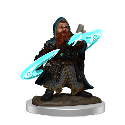 Pathfinder Painted Premium: Male Dwarf Sorcerer WizKids/NECA