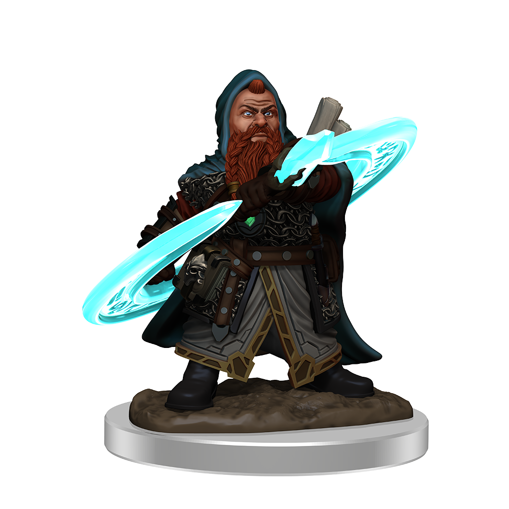 Pathfinder Painted Premium: Male Dwarf Sorcerer WizKids/NECA