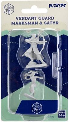 Critical Role Omålade Miniatyrer: Verdant Guard Marksman & Satyr WizKids/NECA