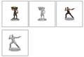 D&D Nolzur's Marvelous Miniatures: Human Artificer & Human Apprentice