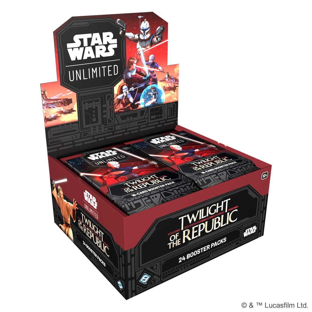 FFG - Star Wars: Unlimited - Twilight of the Republic Booster Display (24 Booster) Fantasy Flight Games
