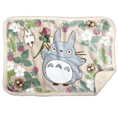 Fluffy plaid Totoro Raspberry 70x100 cm Semic