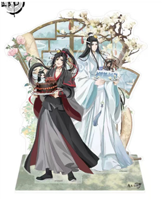 Stående akrylfigur från Grandmaster of Demonic Cultivation – Wei Wuxian och Lan Wangji (Födelsedagsutgåva)