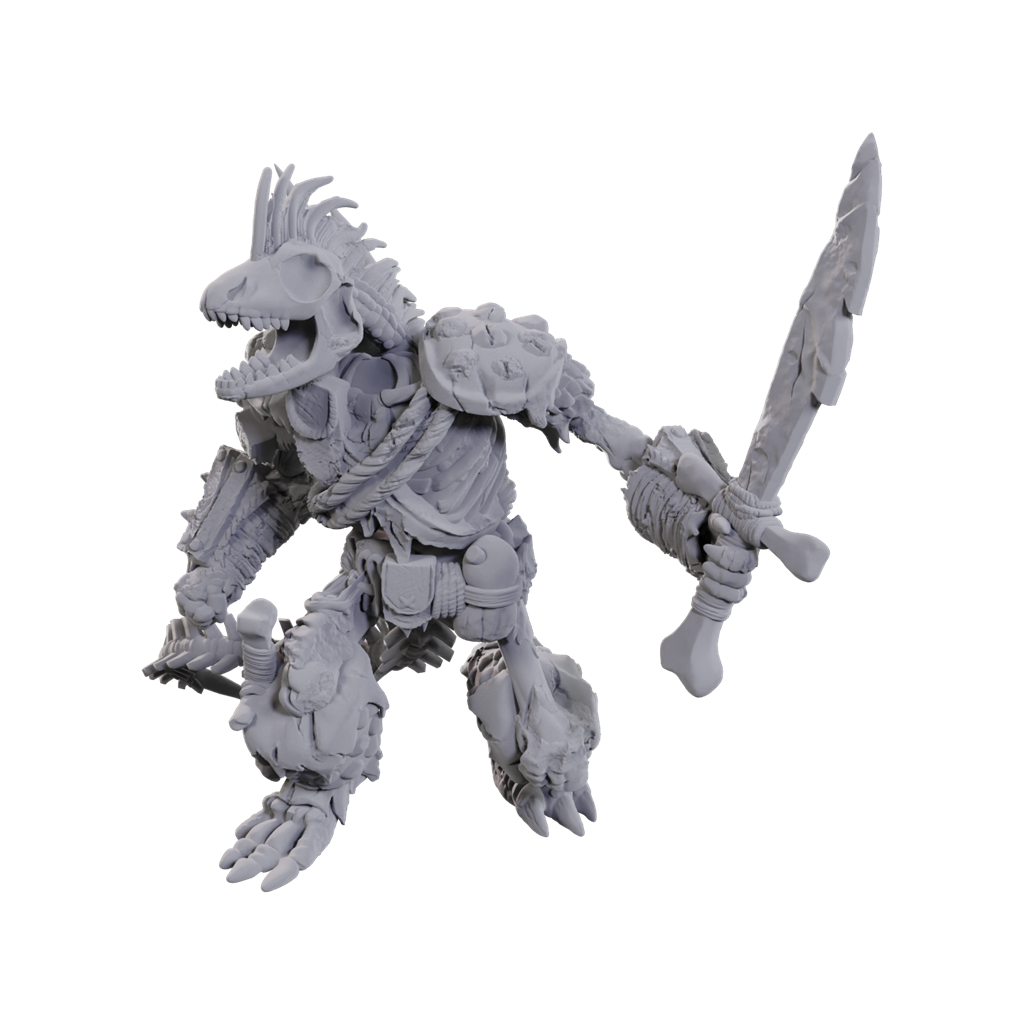 Dungeons & Dragons Nolzur's Marvelous Miniatures: Lizardfolk Skeleton