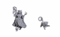 Critical Role Unpainted Miniatures: Fearne Calloway & Mister WizKids/NECA