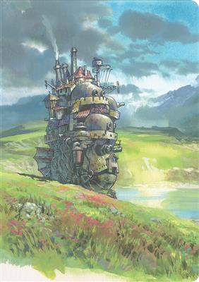 Flexi Journal Med Målning från Howl's Moving Castle Semic