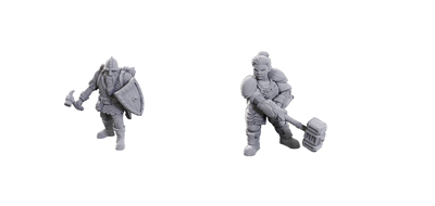 D&D Nolzur's Marvelous Miniatures: Limited Edition 50th Anniversary — Dvärgar WizKids/NECA