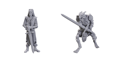 D&D Nolzur's Marvelous Miniatures: Begränsad Upplaga 50-årsjubileum – Skelett Riddare